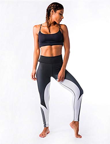 Ducomi MEG Leggins Push Up para Mujeres - Adelgaza y Empuja Hacia Arriba Cintura Alta en las Nalgas para las Curvas Sensacionales Silhouette Slender - Leggings para Yoga y Pilates (Blanco, L)