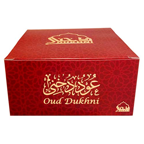 Dukhni Oudh Bakhoor Delux. Perfecto para leer, Namaaz, yoga, oración, meditación, relajación, relajación. Hecho con fragancia natural rica en madera de Oud y profunda fragancia espiritual