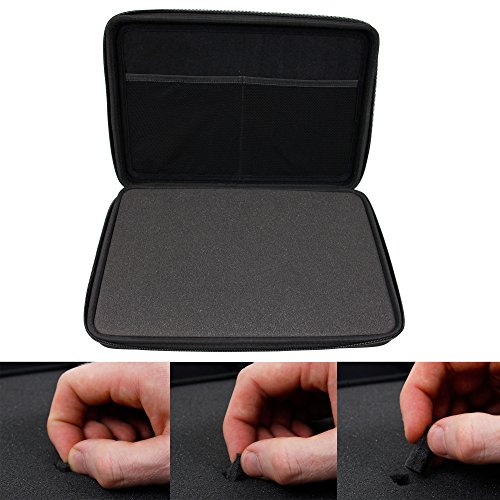 DURAGADGET Maletín/Funda rígida para maquinilla de Afeitar/Corta Pelo Braun Series 1, 7 7840s, 9 9240s / Philips Series 5000 S5110/06 - con gomaespuma Personalizable