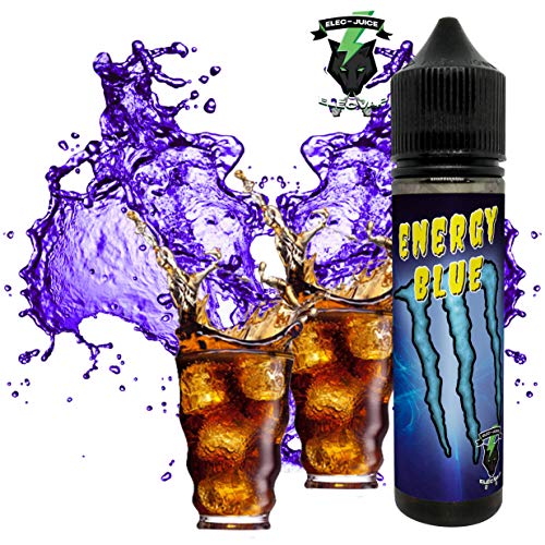 E-Liquid ENERGY BLUE | 60ML TPD | ElecVap | Sin Nicotina: 0MG | E-Liquido para Cigarrillos Electronicos - E Liquidos para Vaper 70/30