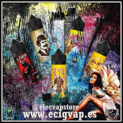 E-Liquid tabaquil RY4 de ElecVap - Sin Nicotina -50 ml formato TPD -botes  de 60 ml 