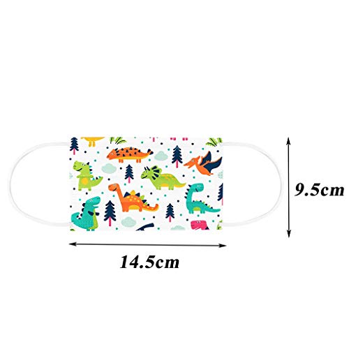 Earleye0 Protección Desechable para Impresión 3 Capas Transpirables con Elástico para Los Oídos Pack 50 unidades