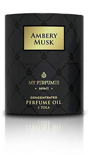 Eau de Parfum Ambery Musk, Perfume de Hombre, Perfume de Mujer, Perfume árabe, 100% Aceite, Sin Alcohol, Almizcle Halal, Attar Oriental, Botella Roll-on 12ML Notas: Safran,Jasmin,Musc,Ambre