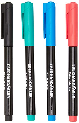 Eberhard Faber Tattoo Marker Bright - Rotuladores (4 unidades)