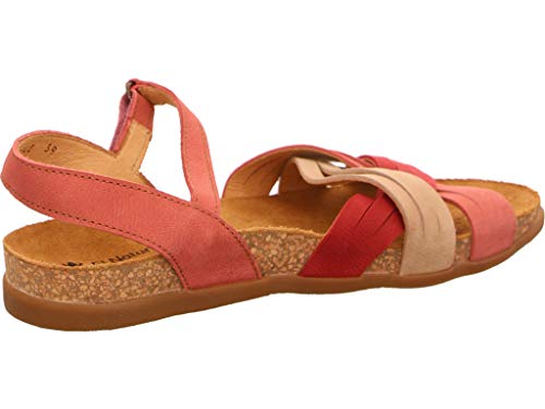 El Naturalista N5242 Zumaia Mujer Sandalias de cuña,Zeppa,piattaforma,Scarpe di Estate,confortevole,piatta,Sandalo Mixed,36 EU / 3 UK