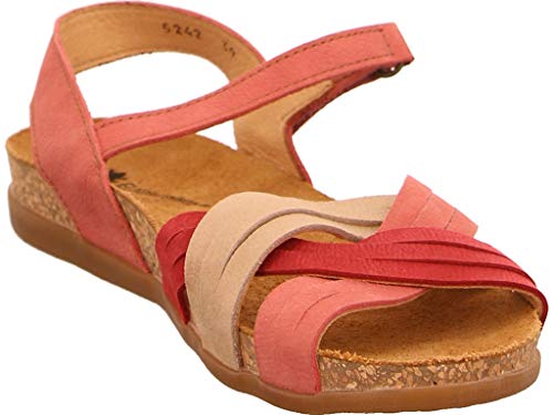 El Naturalista N5242 Zumaia Mujer Sandalias de cuña,Zeppa,piattaforma,Scarpe di Estate,confortevole,piatta,Sandalo Mixed,36 EU / 3 UK