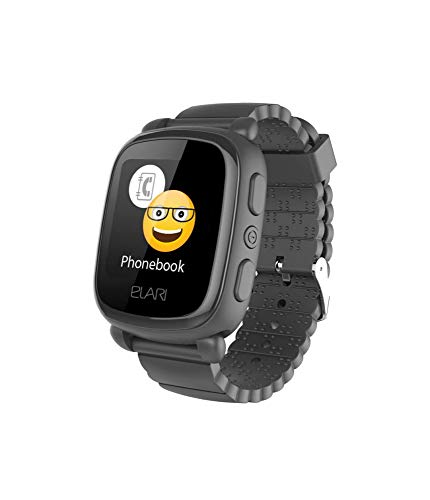 Elari KidPhone 2 Reloj Inteligente Negro TFT 3,66 cm (1.44") Móvil GPS (satélite) - Relojes Inteligentes (3,66 cm (1.44"), TFT, GPS (satélite), Móvil, Negro)