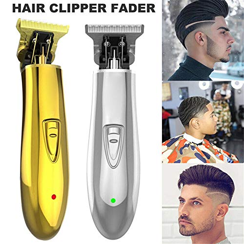 Electric Outliner Grooming Rechargeable Cordless Hair Trimmer,for Men Cordless Beard Trimmer Professional Hair Cutting kit (Dorado)