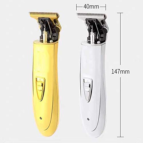 Electric Outliner Grooming Rechargeable Cordless Hair Trimmer,for Men Cordless Beard Trimmer Professional Hair Cutting kit (Dorado)