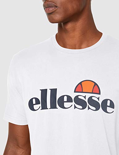 Ellesse SL Prado Sr Camiseta de Manga Corta, Hombre, Blanco (White), L