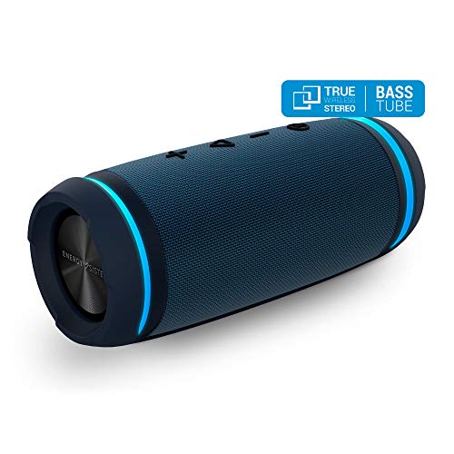 Energy Sistem Urban Box 7 BassTube Altavoz portátil con Sonido 360º, Bluetooth y Tecnología True Wireless (30 W, Resistente al Agua) - Azul Marino