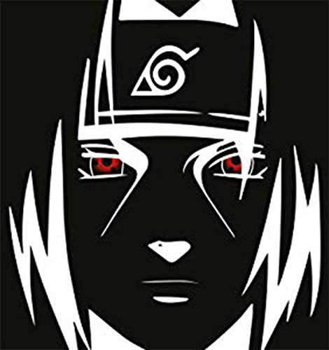 entillas de color rojo negro Sasuke 1 par. Para Halloween Carnaval,cosplay de anime, gratis estuche de lentillas sin graduación