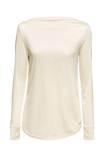 Esprit 109eo1k009 Camisa Manga Larga, Beige (Sand 285), Medium para Mujer