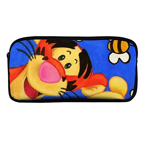 Estuche Winnie The Pooh Tigger Piglet con cremallera para suministros de oficina, escuela, neceser de cosméticos para uso diario