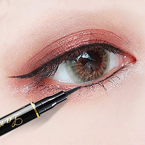 Eyeliner, Eyeliner Waterproof, Eyeliner Negro, Delineador De Ojos Waterproof, Miniatura de precisión, altamente pigmentada, resistente al agua Secado rápido Delineador de ojos duradero