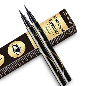 Eyeliner, Eyeliner Waterproof, Eyeliner Negro, Delineador De Ojos Waterproof, Miniatura de precisión, altamente pigmentada, resistente al agua Secado rápido Delineador de ojos duradero