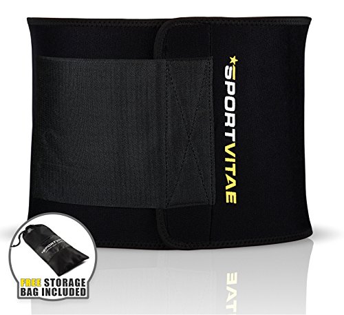 Faja Reductora Adelgazante Waist Trimmer Belt Cinturón de Sudoración Neopreno, Cintura para Sudar de Fitness, Acelera la Pérdida de Peso, Quema Grasa, Efecto Sauna, Hombre y Mujer (Amarillo, L)