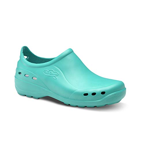 Feliz Caminar - Flotantes Shoes,  Zapato Sanitario, Verde, 40 EU