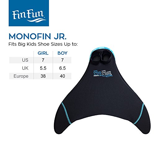 Fin Fun Monopalme Adultos Unisex, Negro, Pro