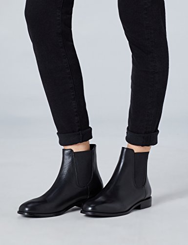 find. Botas Chelsea Mujer, Negro (Black), 40 EU