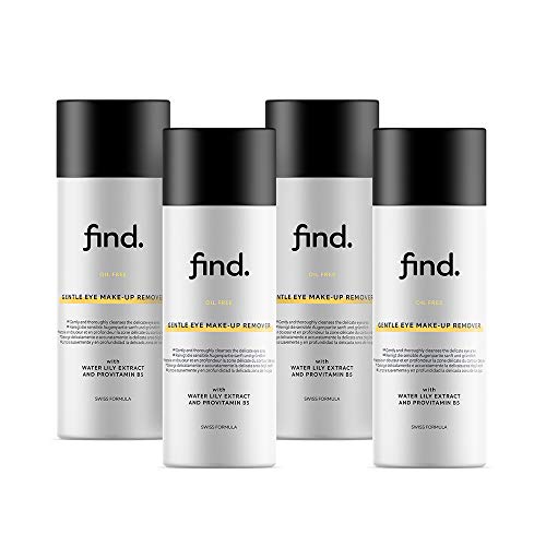 FIND - Desmaquillador de ojos suave sin aceite (4x 150 ml)