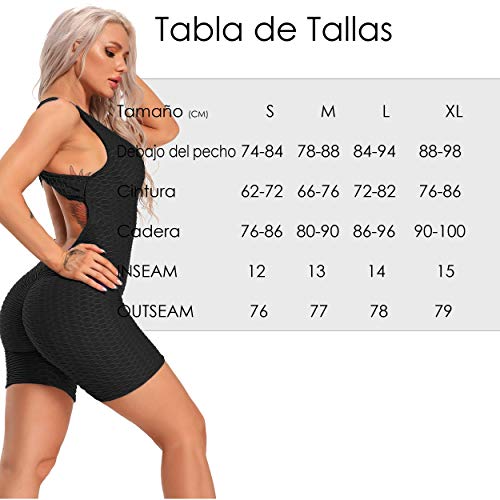 FITTOO Mono Mallas Pantalones Deportivos Leggings Mujer Yoga Alta Cintura Yoga Running Fitness Gran Elásticos #4 Negro S