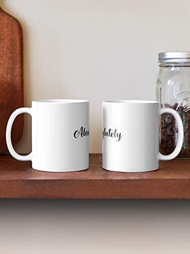 Foliam Satc Mr Carrie Love Quote Big Hot Lutely La Mejor Taza de café de cerámica de mármol Blanco de 11 oz