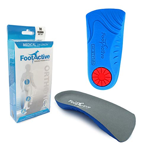 FOOTACTIVE Médicos 3/4 Longitud Plantillas M - 42/43 EU