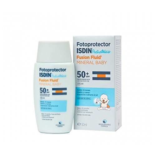 Fotoprotector Pediatrics Isdin Fusion Fluid Mineral Baby SPF 50+ 50ml by Isdin