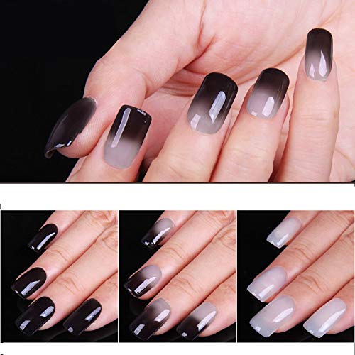 Frenshion 10 Unids 7.3 ML Esmalte de Uñas de Gel Camaleón Térmico Semi Permanente Soak-off UV LED Gel Polaco Temperatura Cambio de Color Polaco-Elija 10 Unids