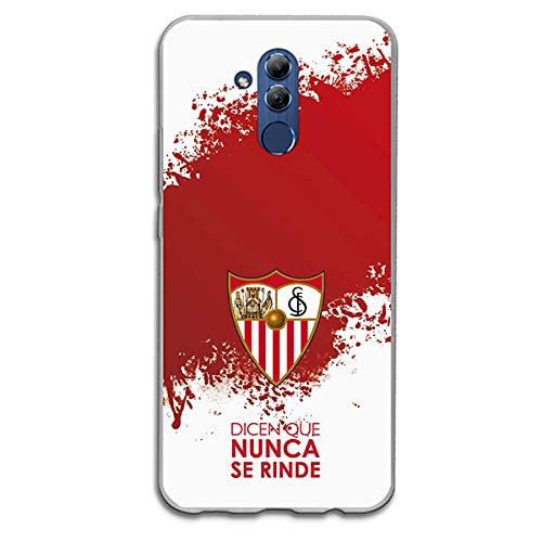 Funda para Huawei Mate 20 Lite Oficial del Sevilla FC Sevilla Dicen Que Nunca se Rinde para Proteger tu móvil. Carcasa para Huawei de Silicona Flexible con Licencia Oficial del Sevilla FC.