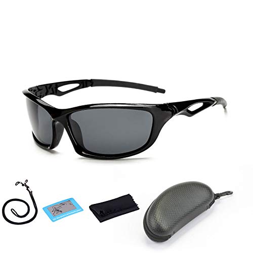 FUZHISI Gafas de Sol Pesca polarizada Gafas de Sol Hombres Mujeres Gafas de Pesca Camping Senderismo Conducción Bicicleta Gafas Deporte Ciclismo Gafas