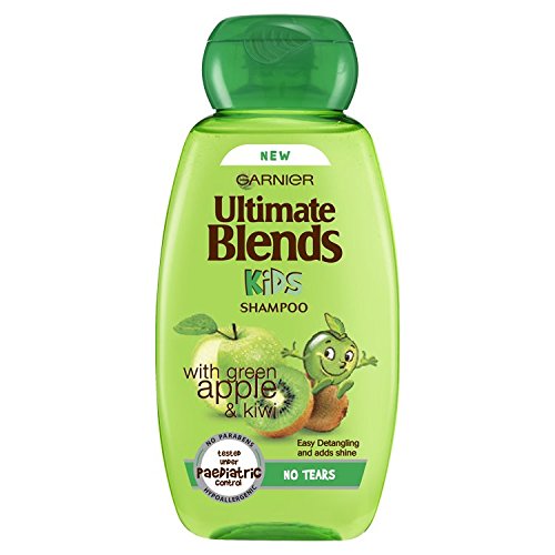 Garnier Original Remedies Ultimate Blends, Champú suave para niños con manzana, Pack de 6 x 250 ml