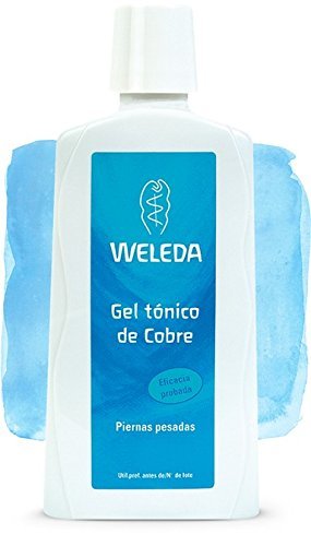 Gel Tónico de Cobre, para piernas pesadas, 100% natural, ideal para el embarazo - Weleda (200 ml) e envía con: muestra gratis y una tarjeta superbonita que puedes usar como marca-páginas!