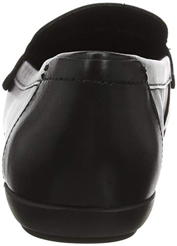 Geox D ANNYTAH Moc A, Mocasines para Mujer, Negro (Black C9997), 37.5 EU