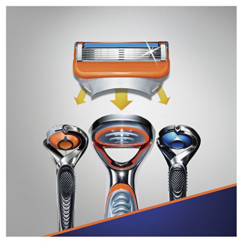 Gillette Fusion5 Power Maquinilla , 4 Recambios, 5 Hojas Antifricción, Para Un Afeitado Imperceptible