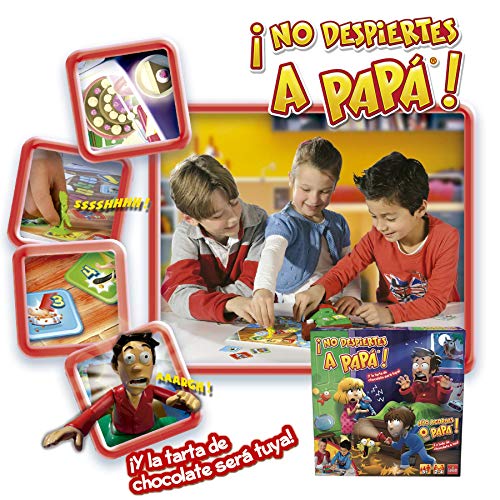 Goliath-¡No Despiertes a Papá-Juego de Mesa Infantil 70.581, 26.9 x 26.7 x 8.4 (118-70581)