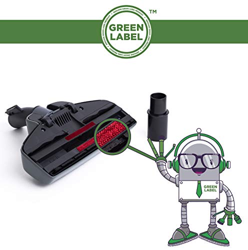 Green Label Cepillo Universal para Suelos Duros y Alfombras, 32-35mm. Compatible con AEG Electrolux Privileg Progress Tornado Volta, etc. Reemplaza a AEG Vario 600, 9001661264