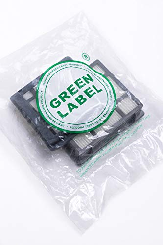 Green Label Kit de Filtros (Filtro HEPA, Filtro de Espuma, Filtro con Marco) para las Aspiradoras AEG, Electrolux, Tornado, Volta de la Serie T8. Reemplaza a AEF 104, EF 104, F104