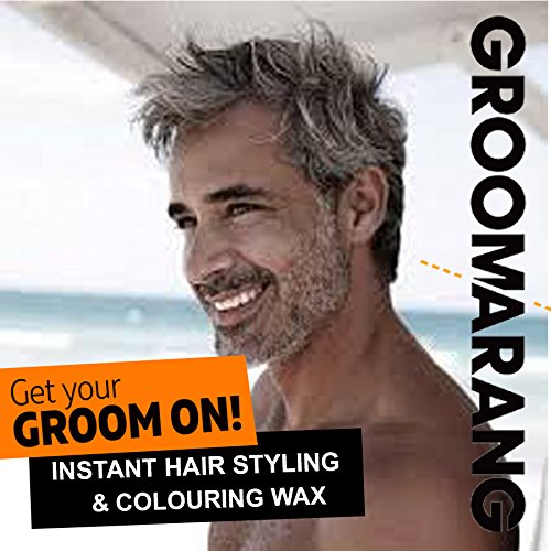 Groomarang Silver Fox - Cera instantánea para peinar y colorear