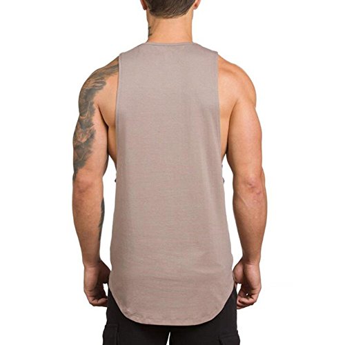 Gusspower Hombre Chaleco Sin Mangas Camisetas De Tirantes Deportivo Gimnasio Fitness Running Tops Camisetas Suelto para Hombre T-Shirts Código múltiple Multicolor