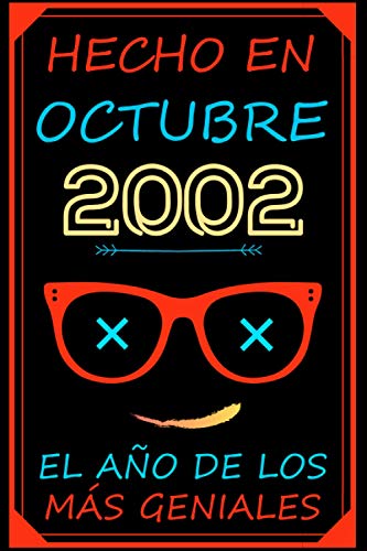 Hecho En Octubre 2002 El Año De Los Más Geniales: feliz cumpleaños 18 años | regalos originales 18 años | los mejores regalos de cumpleaños para mujer ... - padres | cuaderno | | Regalo Para 18 Año