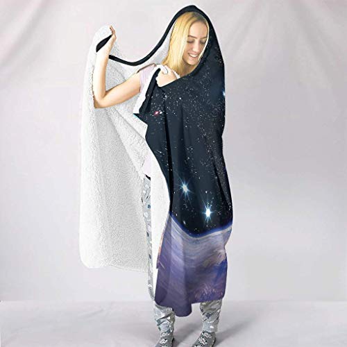 hgdfhfgd Sherpa Mantas con Capucha Psychedelic Stars Galaxy Fantasy Space Planet Nebula Obra de Arte Tema Imprimir Hood Magic con Capucha Camisa Study, fashion266