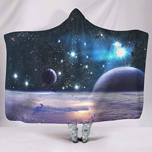 hgdfhfgd Sherpa Mantas con Capucha Psychedelic Stars Galaxy Fantasy Space Planet Nebula Obra de Arte Tema Imprimir Hood Magic con Capucha Camisa Study, fashion266