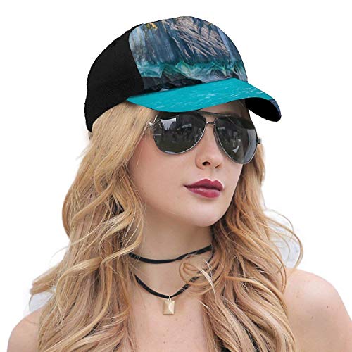 Hip Hop Sun Hat Baseball Cap,Marble Caves of Lake General Carrera Chile South American Natural,For Men&Women