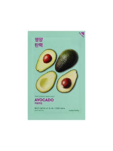 Holika Holika - Mascarilla Hidratante 20 ml - Ampoule Mask Sheet - Avocado - 1 unidad