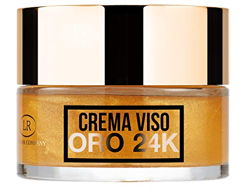 Hollywood Gold, crema facial con oro de 24 quilates, iluminante, hidratante y nutritiva (50 ml) - LR Wonder Company