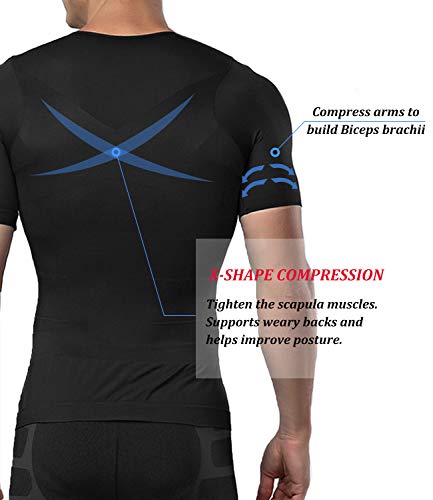 Hombres Body Shaper Chaleco Reductor Adelgazantes Camisa De Compresión Pecho Abs Abdomen Slim Tank Top Camiseta Corsés Deportivos