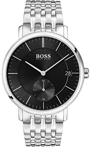 Hugo BOSS Reloj Analógico para Hombre de Cuarzo con Correa en Acero Inoxidable 1513641