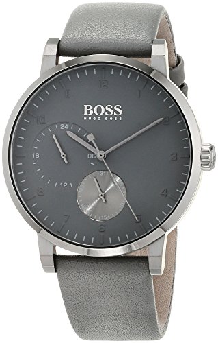 Hugo BOSS Reloj Multiesfera para Hombre de Cuarzo con Correa en Cuero 1513595